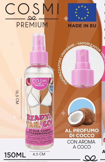 agua bronzeadora Cosmi