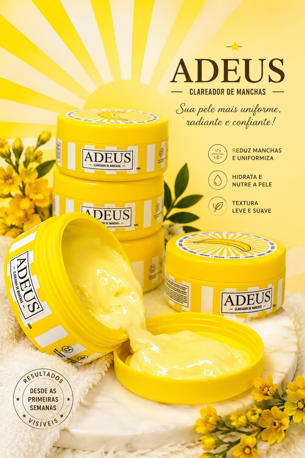 Creme clareador do Adeus