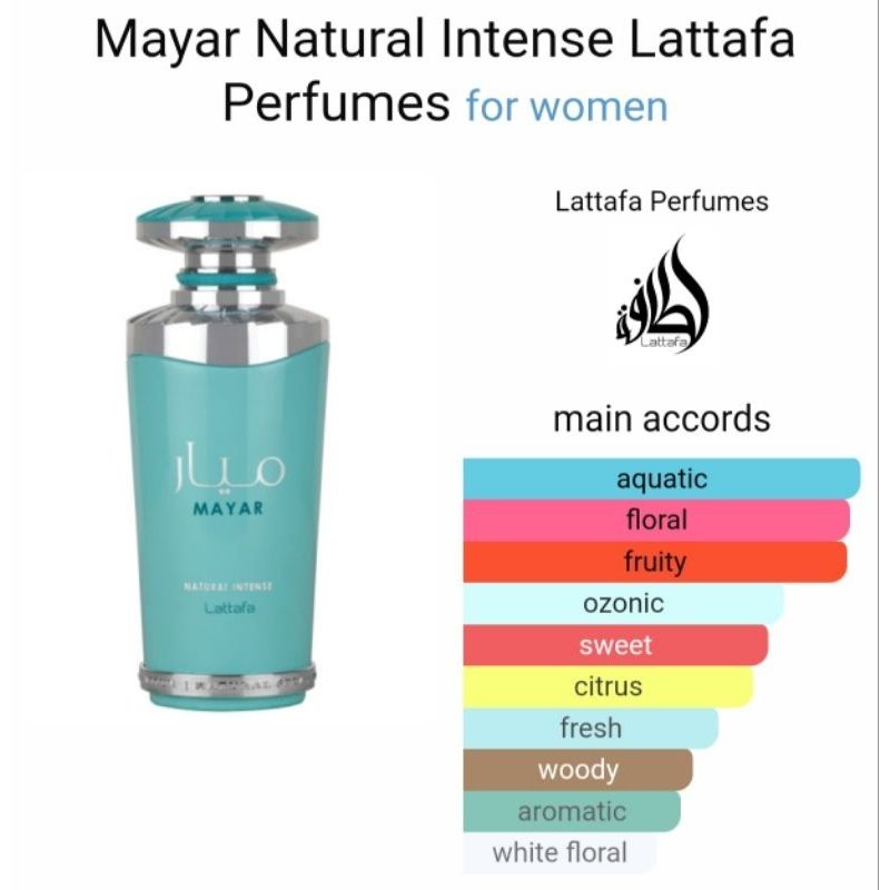 MAYAR NATURAL INTENSE 100ML LATTAFA